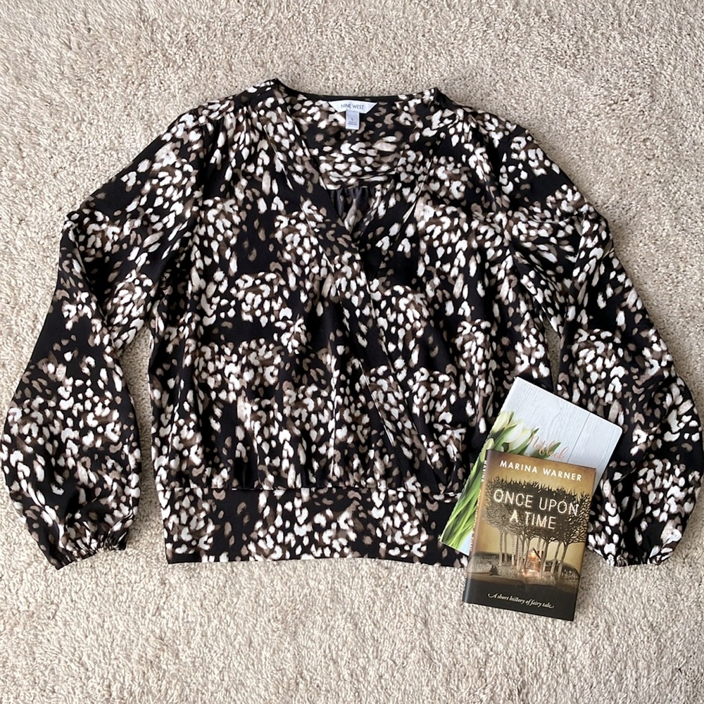 Nine West | Speckled Blouse